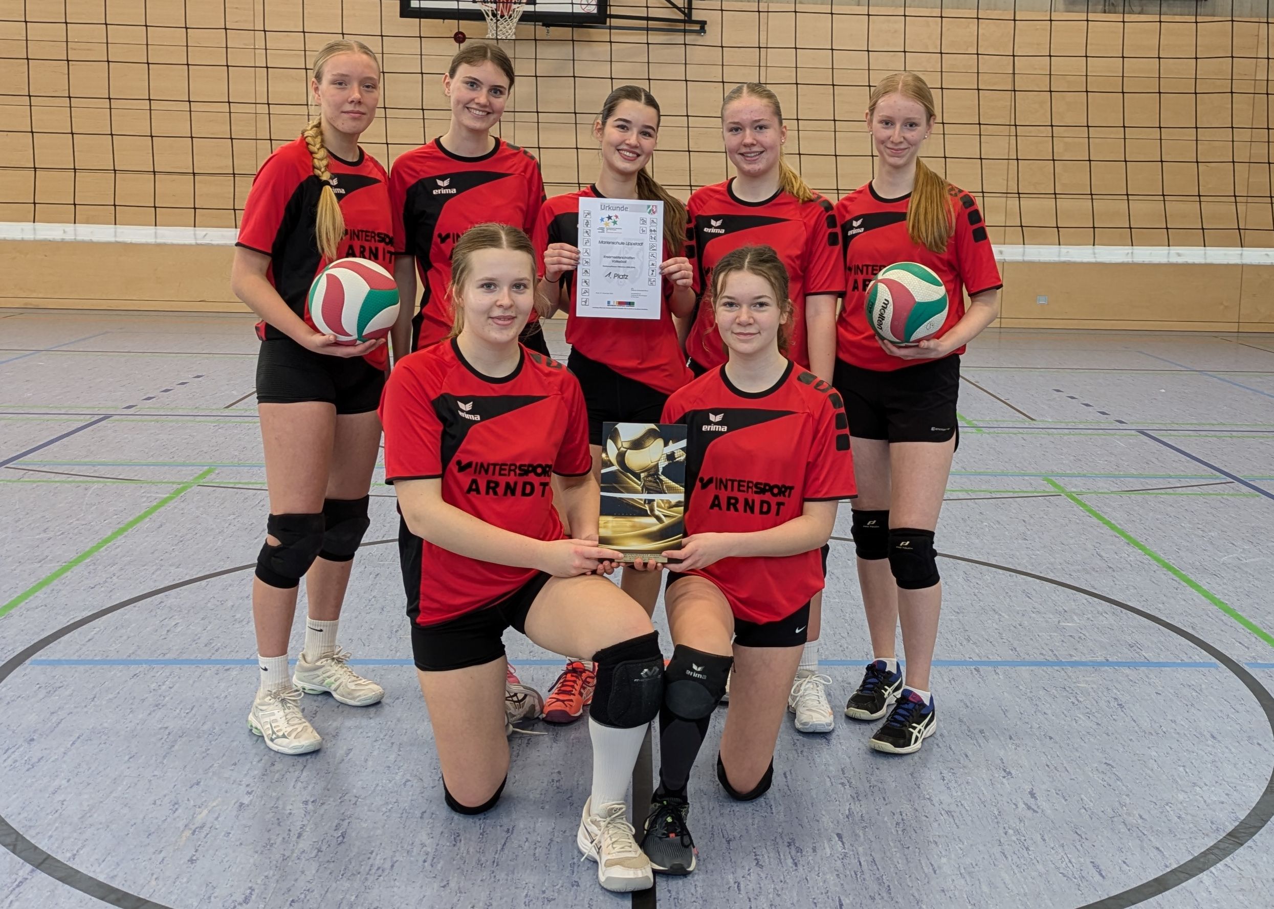 Schulmannschaft Volleyball