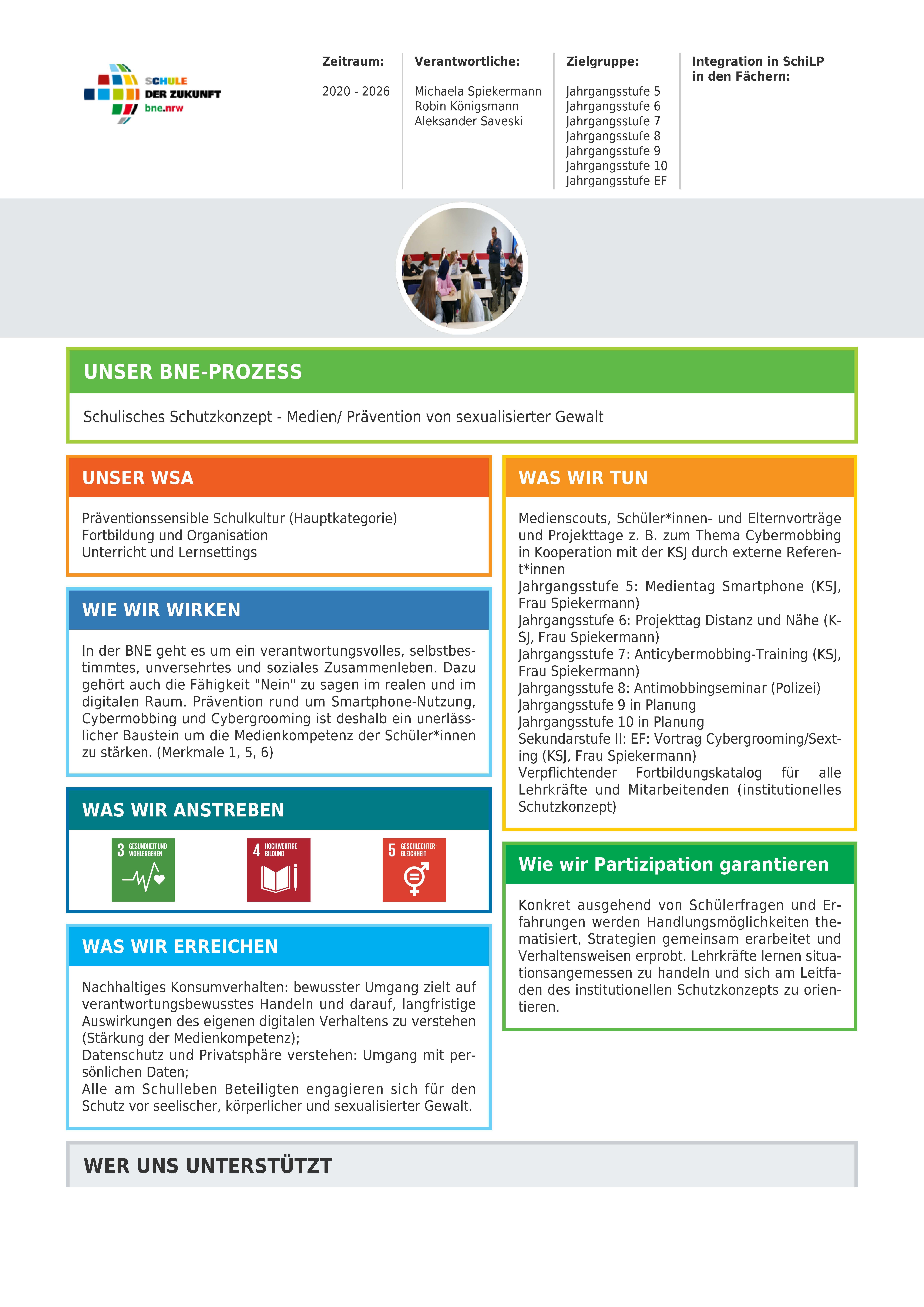 Schulisches Schutzkonzept - SDZ 2026
