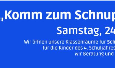 Komm zum Schnuppern!